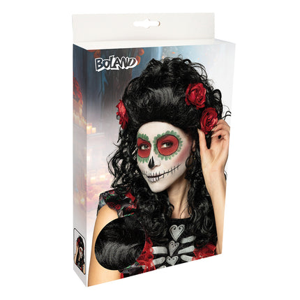 Boland Day of the death pruik Spaanse Catrina