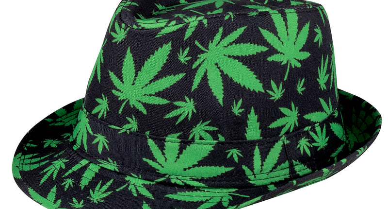 Boland Deukhoedje met wietblad print Jamaica