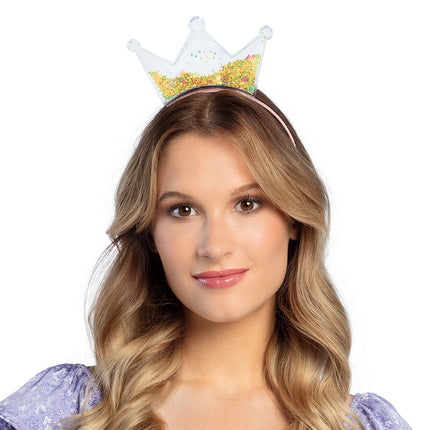 Boland Diadeem Glitter kroon