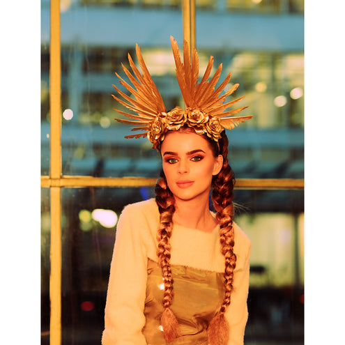 Boland Diadeem Halo kroon Stella Grieks goud