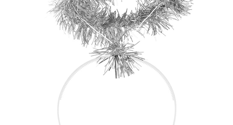 Boland Diadeem Halo tinsel zilver