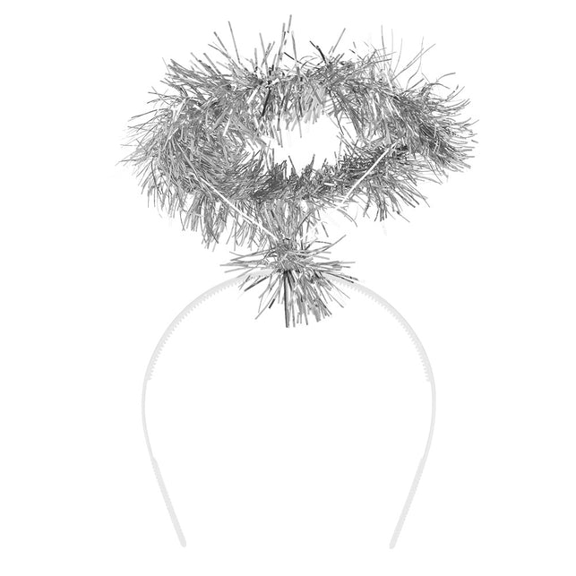 Boland Diadeem Halo tinsel zilver