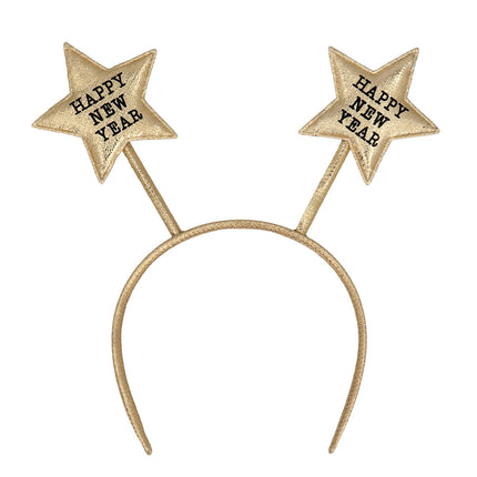 Boland Diadeem 'Happy New Year' goud