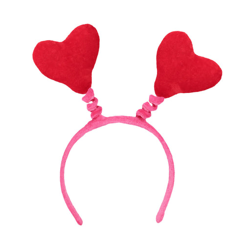 Boland Diadeem hartjes haarband rood