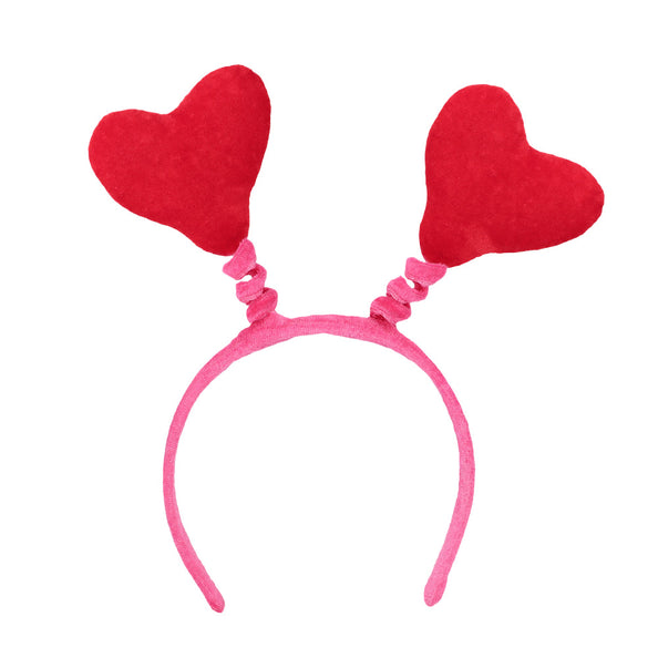 Boland Diadeem hartjes haarband rood