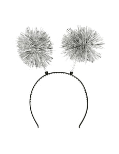 Boland Diadeem pompoms zilver