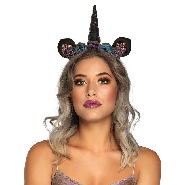 Boland Diadeem unicorn donker
