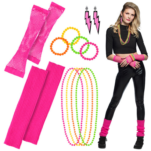 Boland Disco verkleed set 80's neon