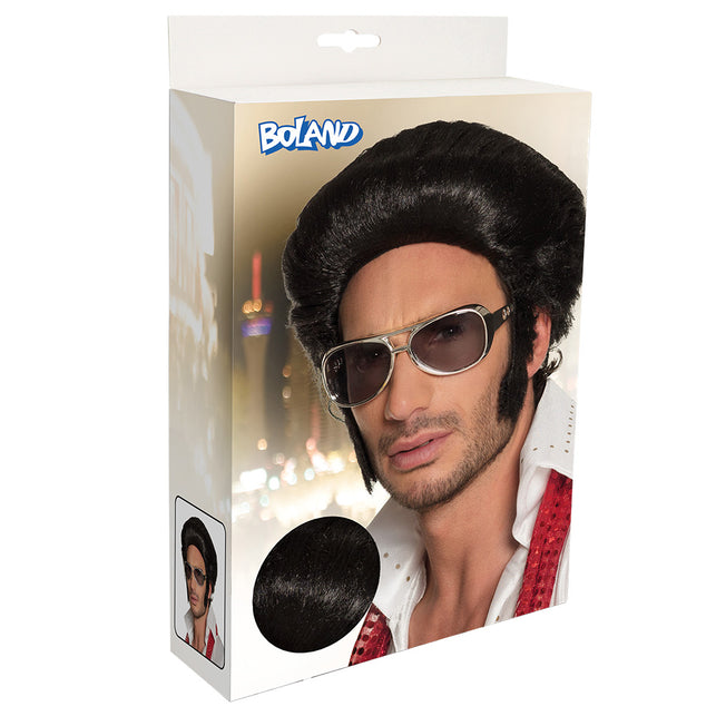 Boland Elvis Pres pruik Rock 'n Roll de luxe