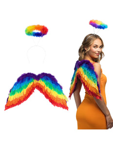 Boland Engel regenboog verkleed set