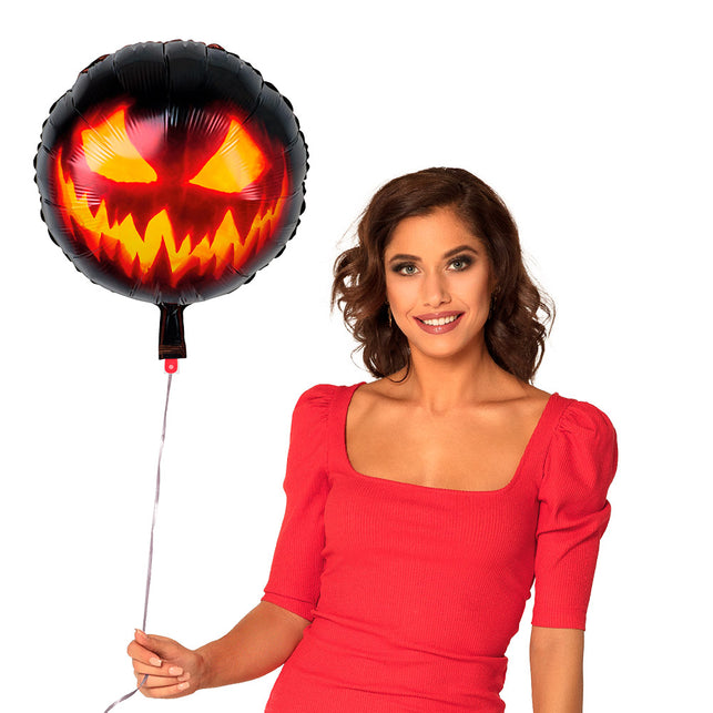 Boland Folieballon Creepy pumpkin