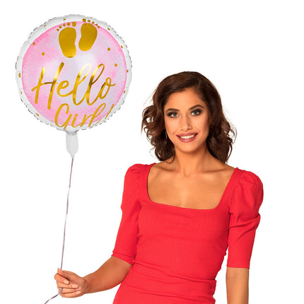 Boland Folieballon 'Hello girl!'