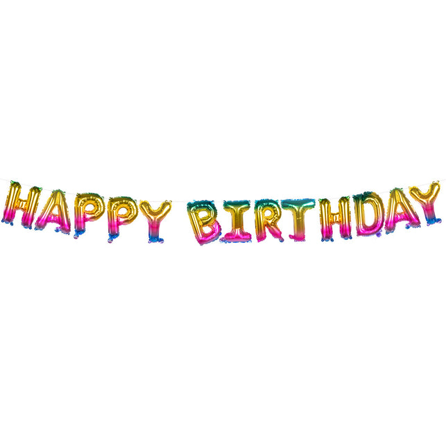 Boland Folieballonslinger 'Happy birthday'