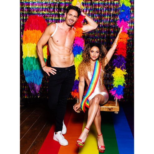 Boland Foliegordijn Metallic multikleur