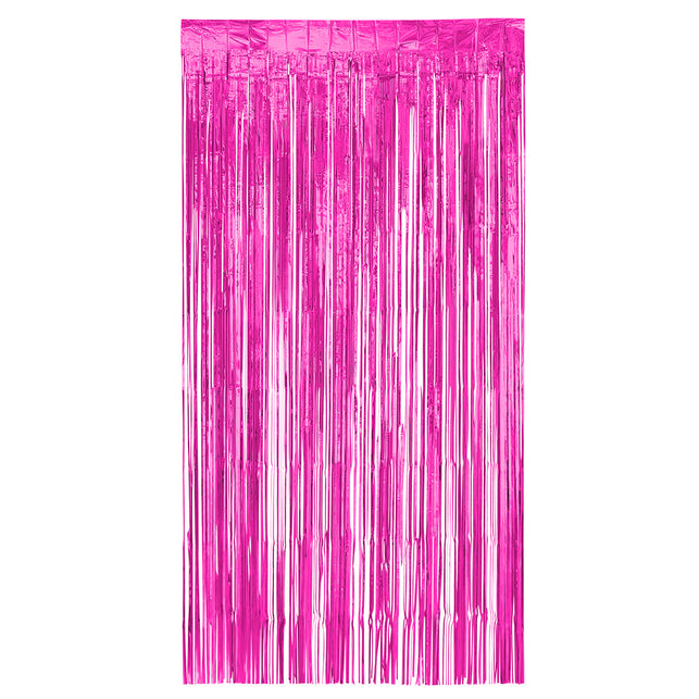 Boland Foliegordijn Metallic roze