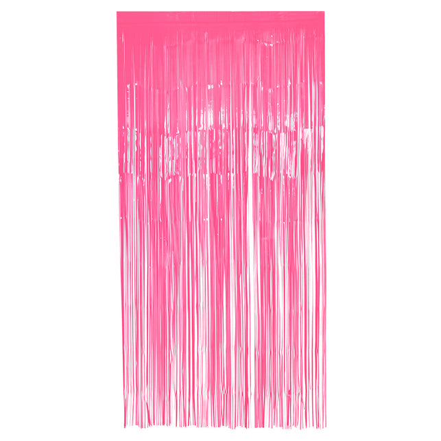 Boland Foliegordijn Neon roze