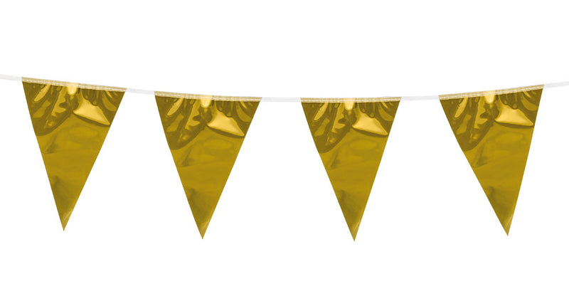 Boland Folieminivlaggenlijn goud