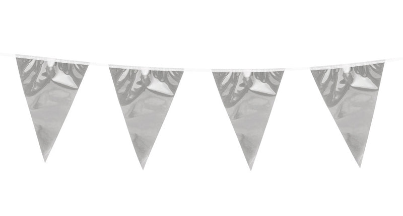 Boland Folieminivlaggenlijn zilver