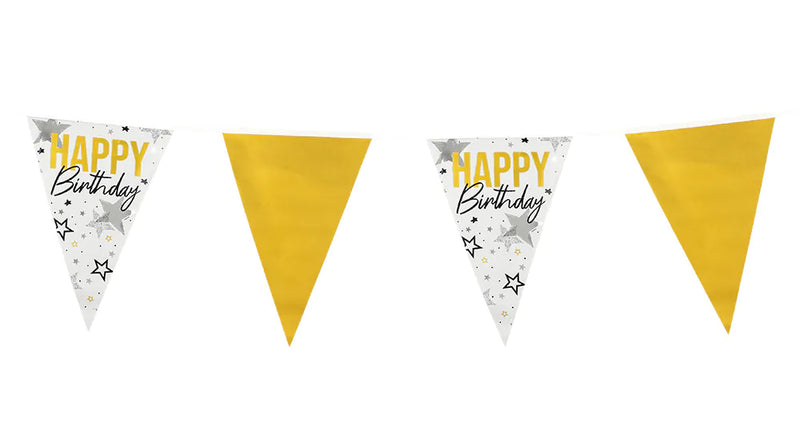 Boland Folievlaggenlijn 'Happy birthday'