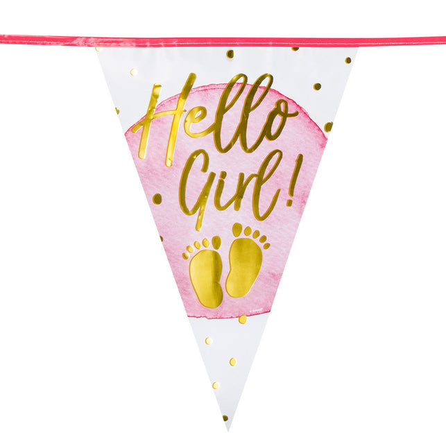 Boland Folievlaggenlijn 'Hello girl!'
