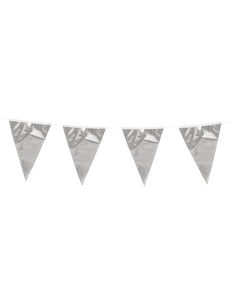 Boland Folievlaggenlijn Metallic zilver