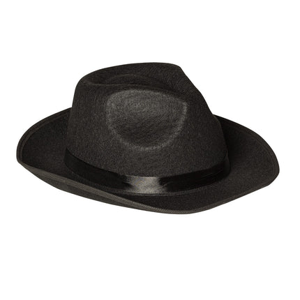 Boland Gangsterhoed Maffia zwart