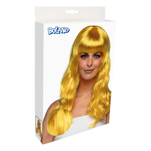 Boland Gele pruik lang golvend haar Chique