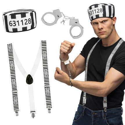 Boland Gevangene boef verkleed set