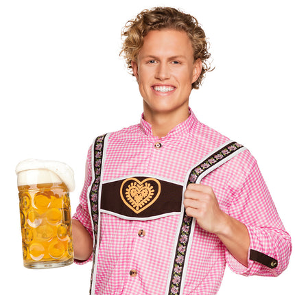 Boland Glazen bierpul XXL 1 liter