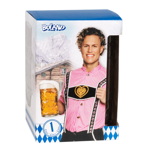 Boland Glazen bierpul XXL 1 liter