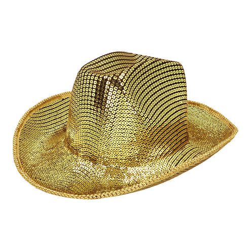 Boland Gouden cowboyhoed glitter Texas