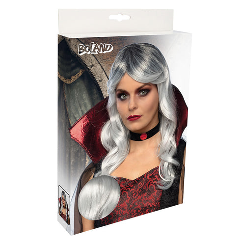 Boland Grijze vampier pruik dames