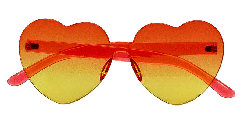 Boland Hartjes bril rood Love & Peace