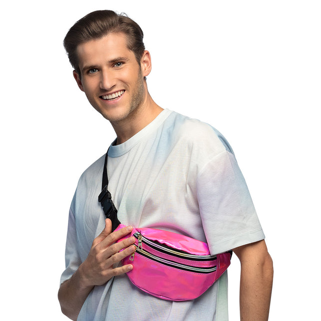 Boland Heuptasje holografisch roze