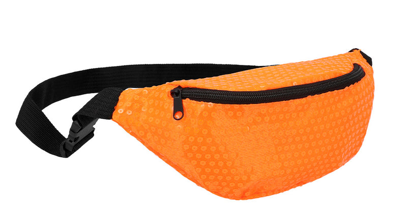 Boland Heuptasje pailletten neonoranje