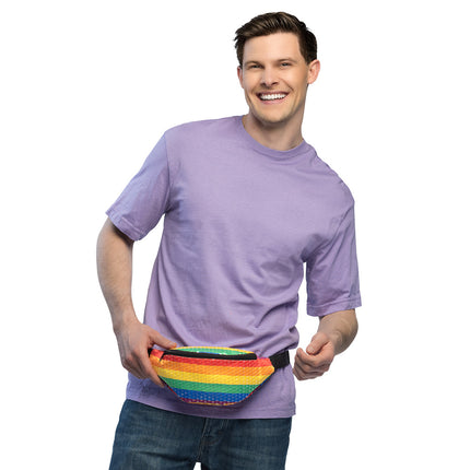 Boland Heuptasje Sequins regenboog