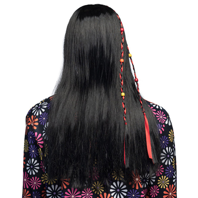 Boland Hippie pruik Flower power Dony