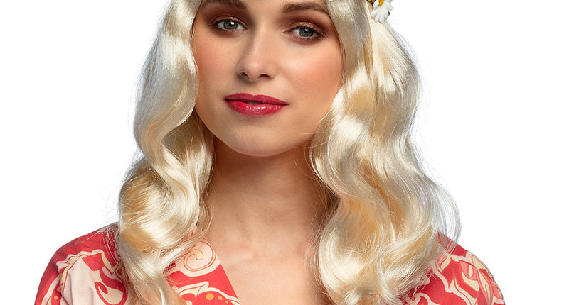 Boland Hippie pruik Joy blond