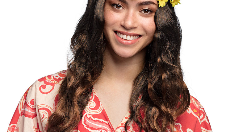 Boland Hippie pruik Joy zwart/bruin