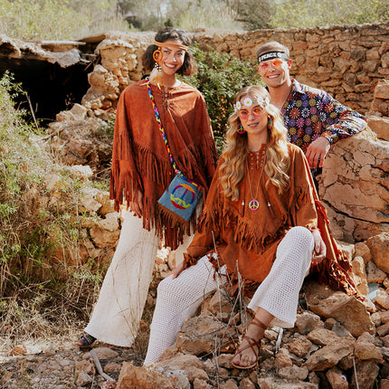 Boland Hippie verkleed set compleet