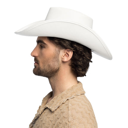 Boland Hoed cowboy Bronco wit