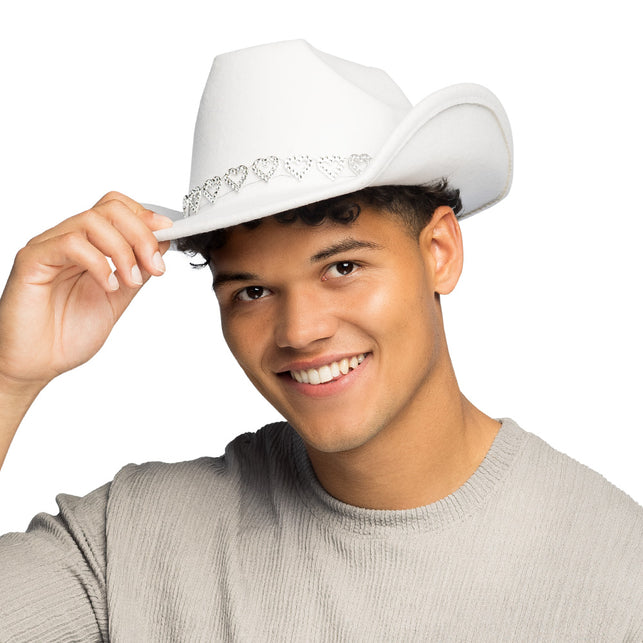 Boland Hoed cowboy Jamie wit