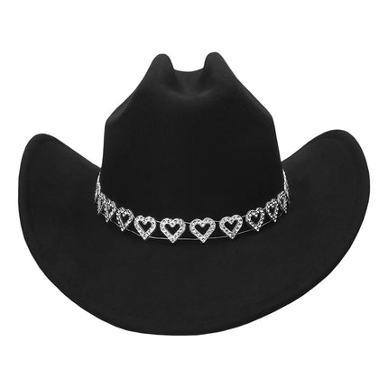 Boland Hoed cowboy Jamie zwart