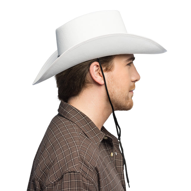 Boland Hoed cowboy Wyatt wit
