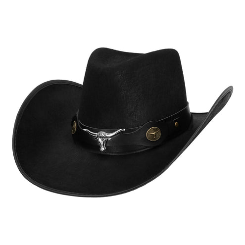 Boland Hoed cowboy Wyatt zwart