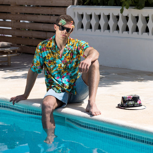 Boland Hoed 'Ibiza' met bloemen