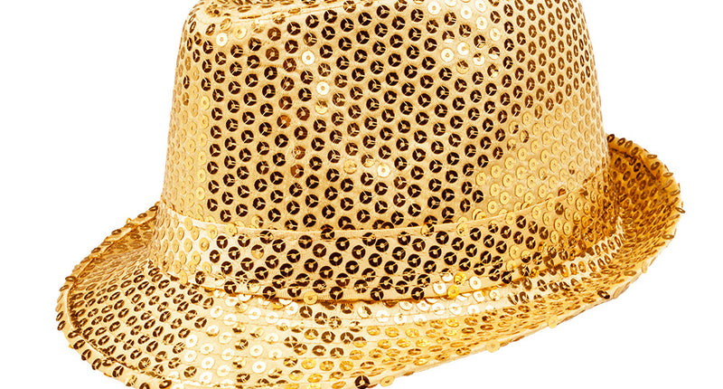 Boland Hoed Popstar sequins goud