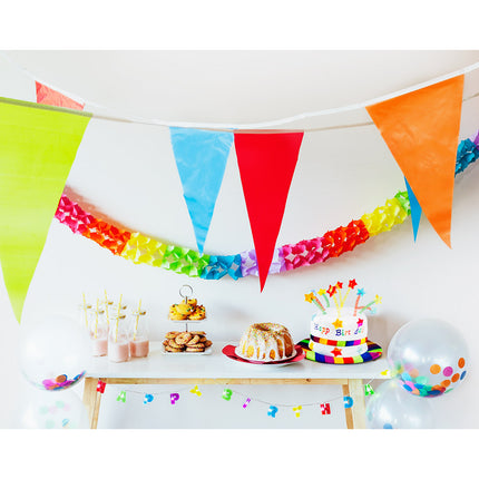 Boland Hoed regenboog cake 'Happy Birthday'