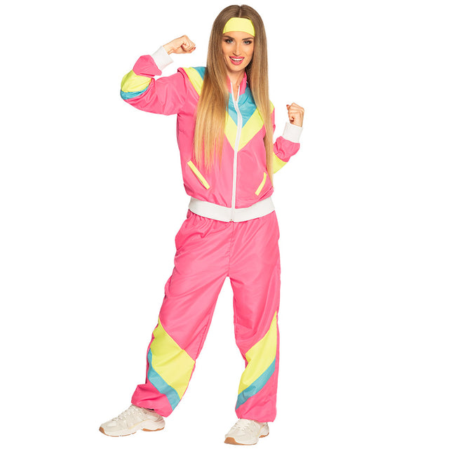 Boland Hoofdband Retro neon geel