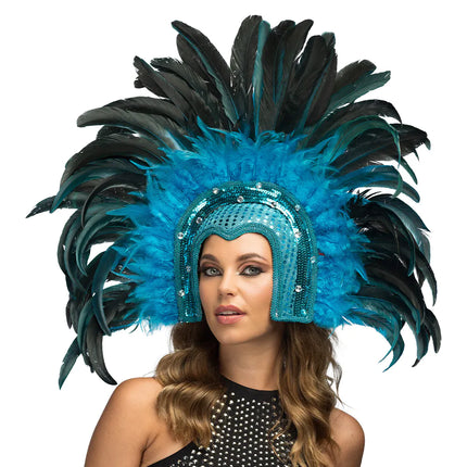 Boland Hoofdtooi Samba turquoise